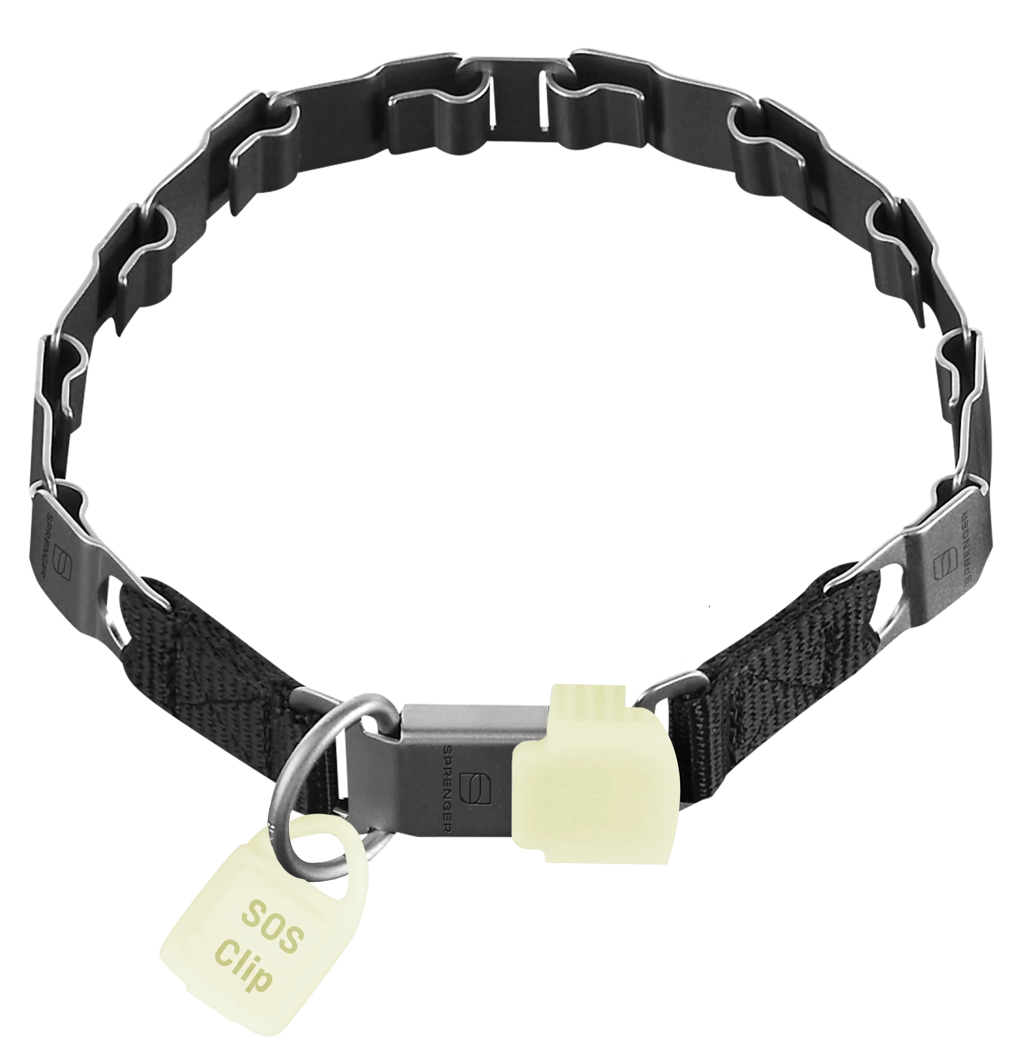 NeckTech Fun fluoreszierend mit ClicLock aus Edelstahl Rostfrei matt