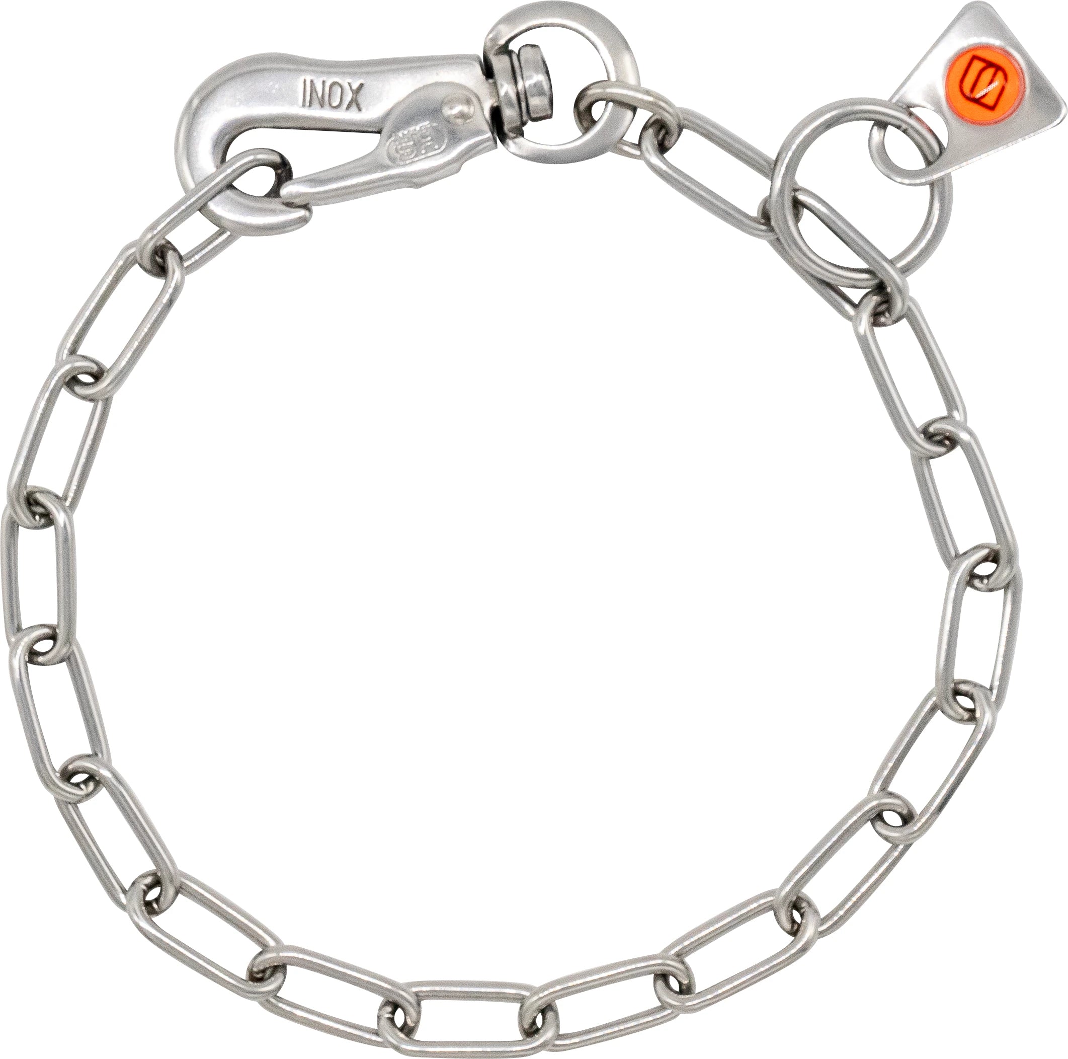 verstellbares Edelstahl Kettenhalsband