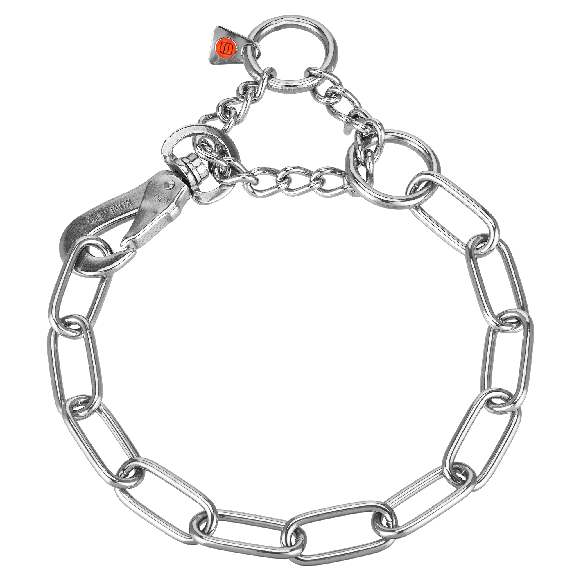 Halskette, verstellbar mit SPRENGER Haken - Edelstahl Rostfrei