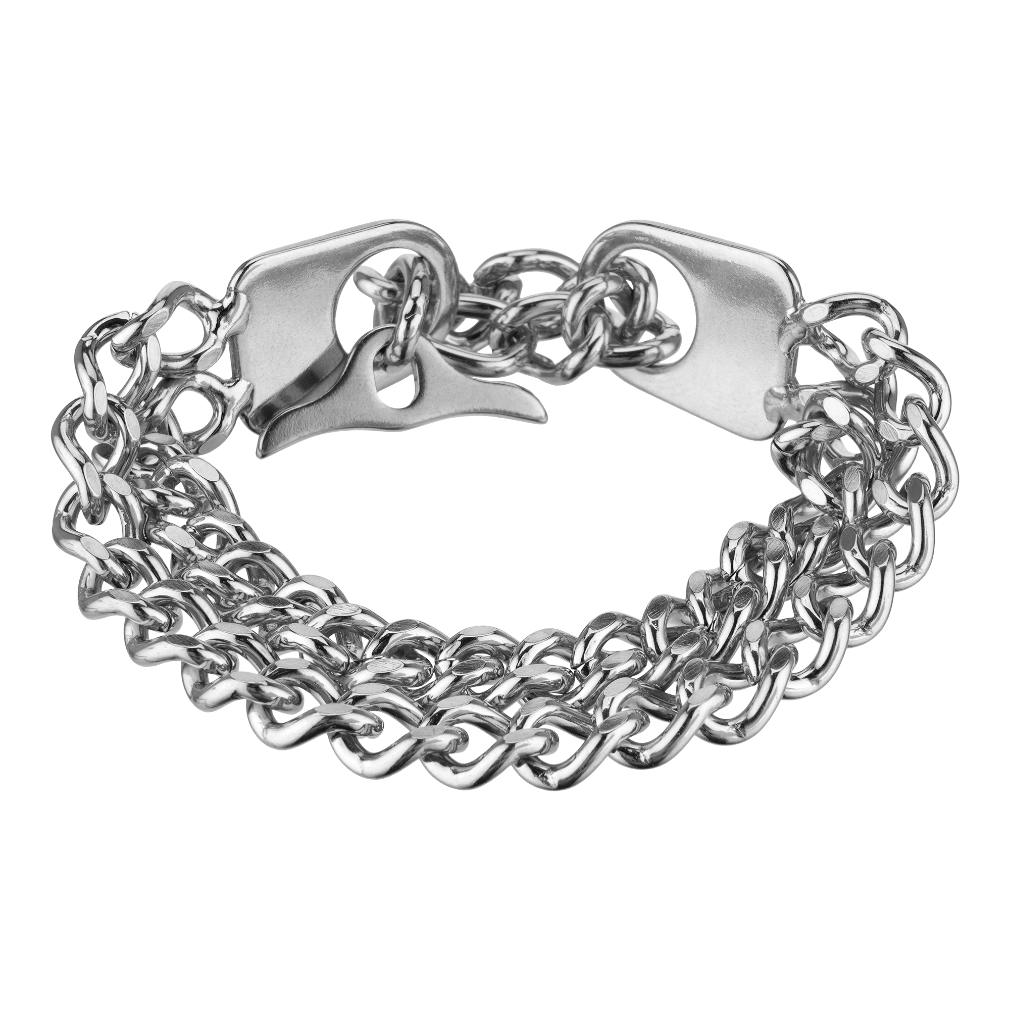 Innenansicht Armband 2-reihig Edelstahl