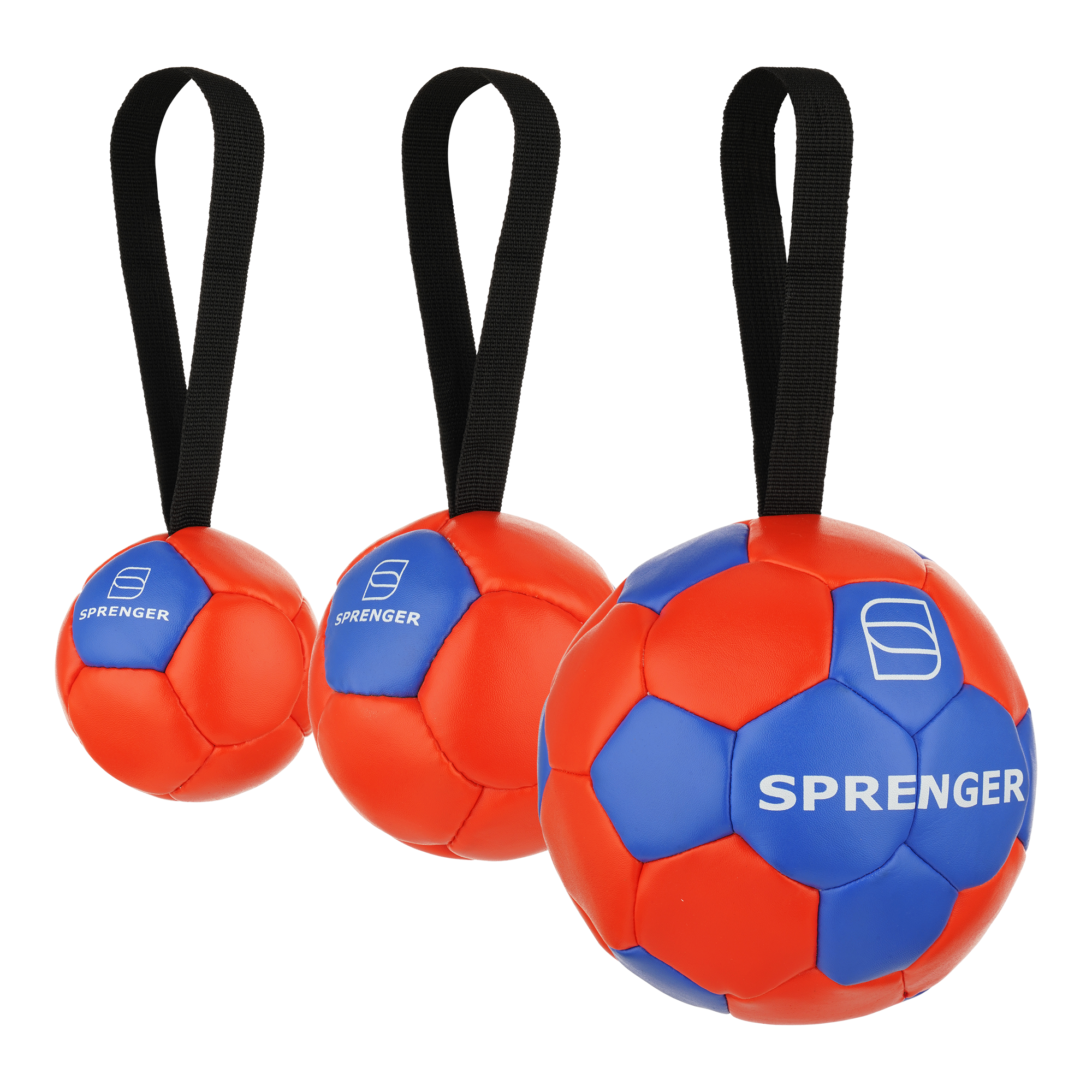 Vegan leather ball with loop