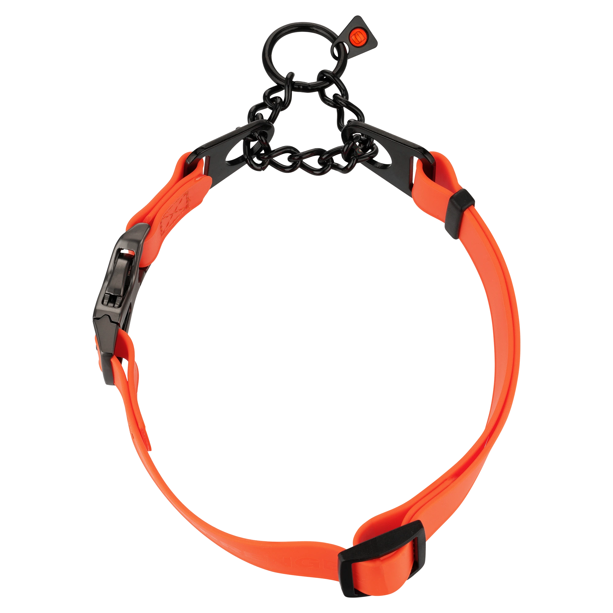 Adjustable Martingale Collar with Spider buckle - BioThane®