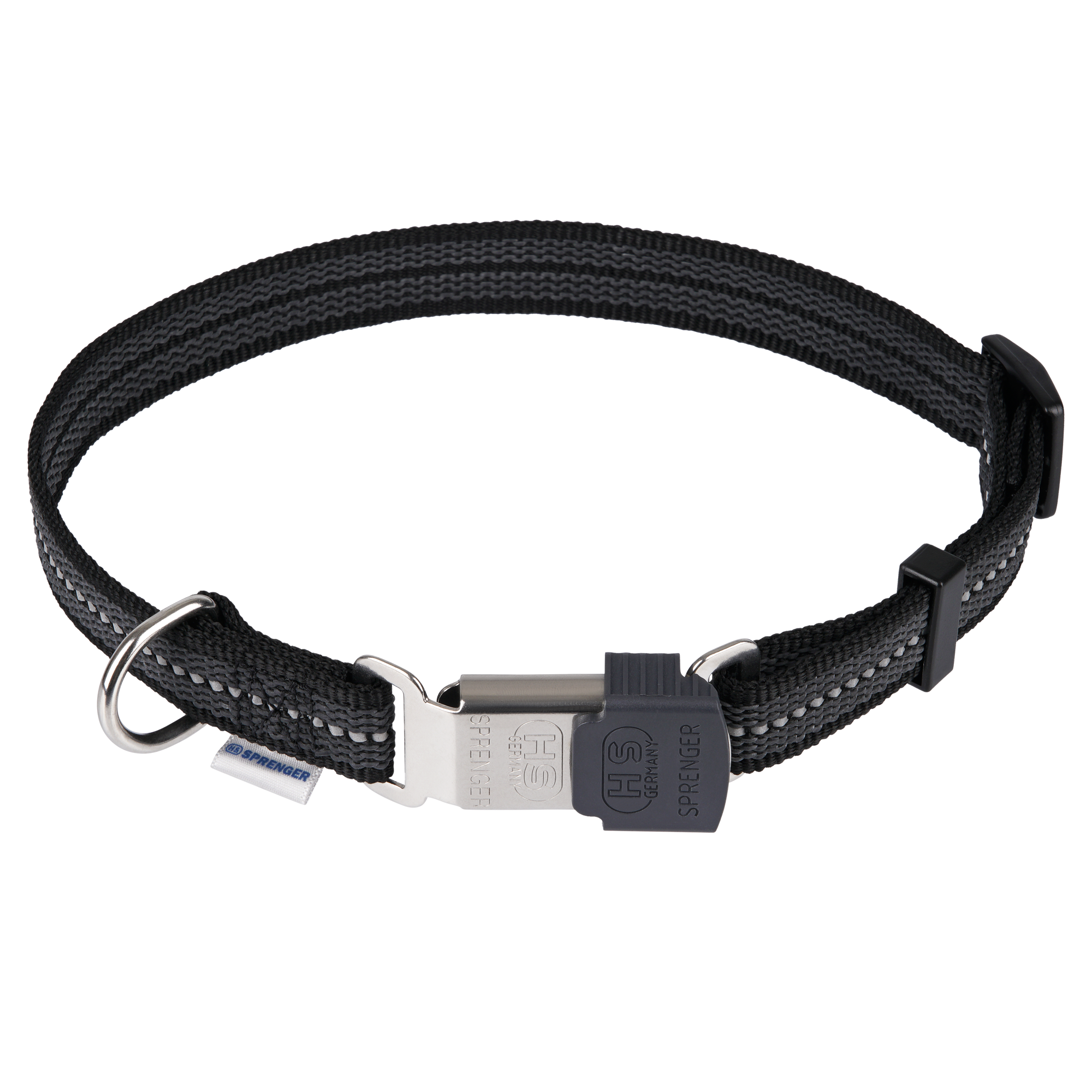 schwarzes Hundehalband