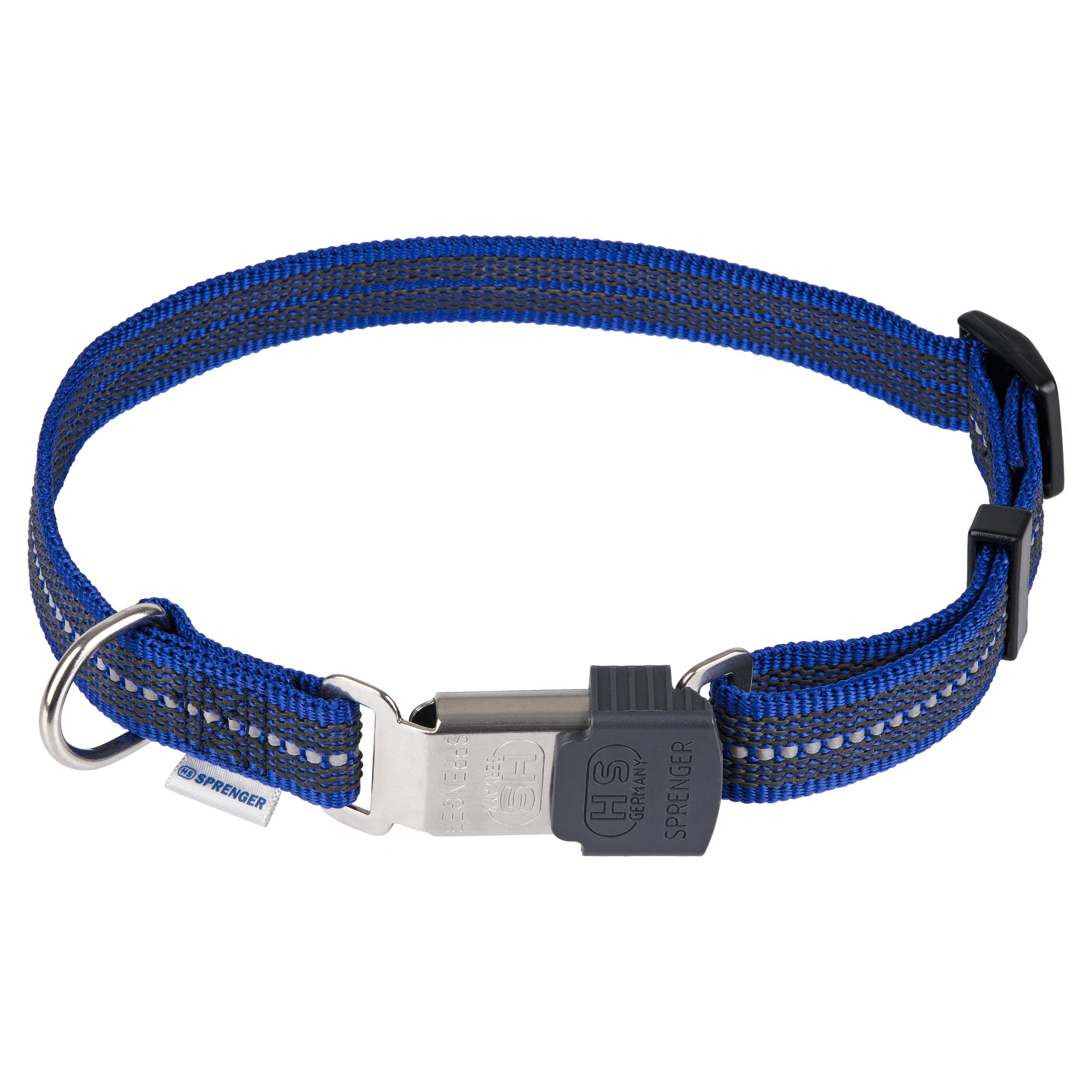 blaues Hundehalsband