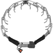 ULTRA-PLUS Dressurhalskette mit Centerplatte und ClicLock - Edelstahl Rostfrei