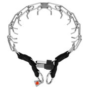 ULTRA-PLUS Dressurhalskette mit Centerplatte und ClicLock - Edelstahl rostfrei