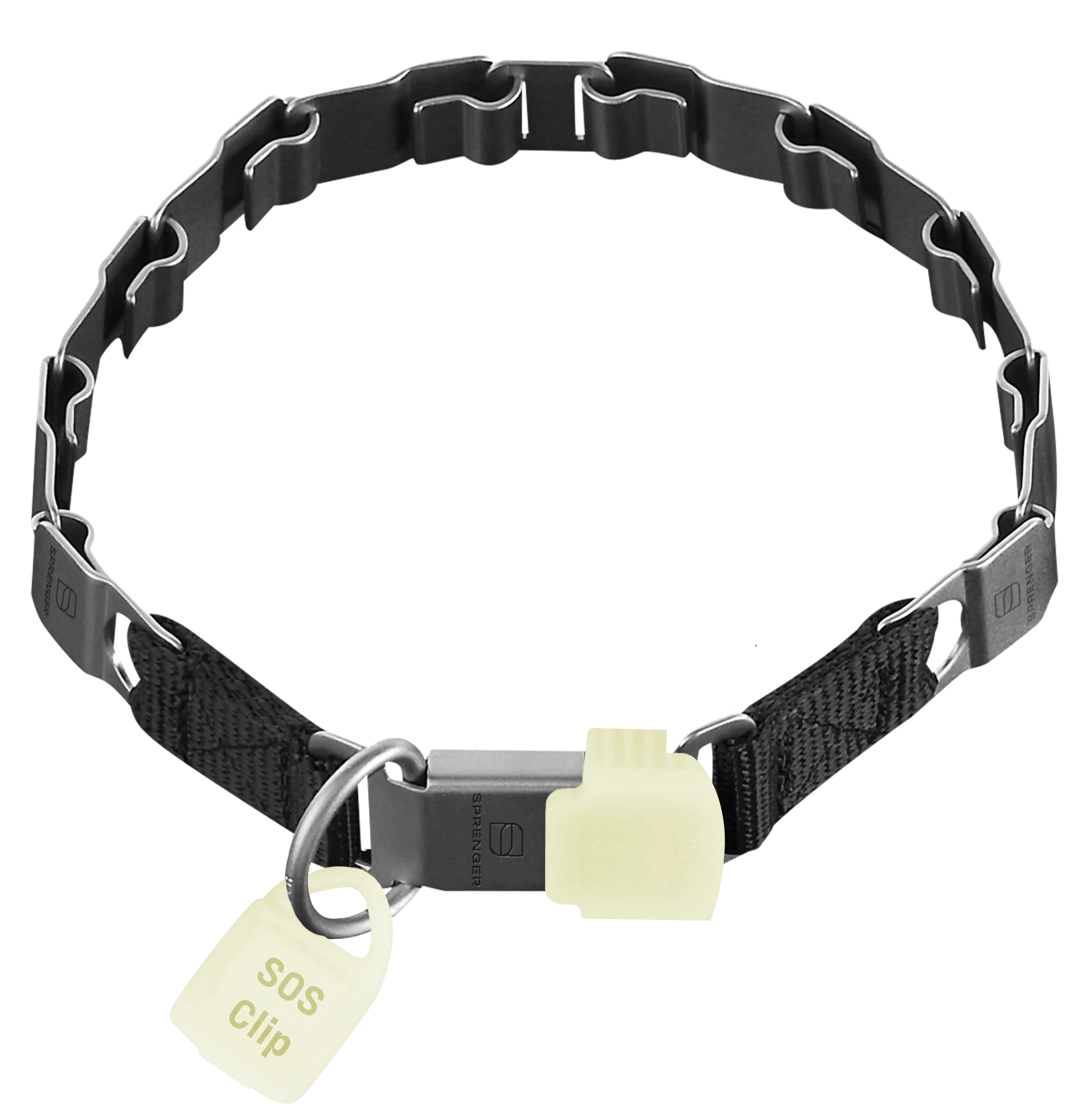 NeckTech Fun fluoreszierend mit ClicLock aus Edelstahl Rostfrei matt