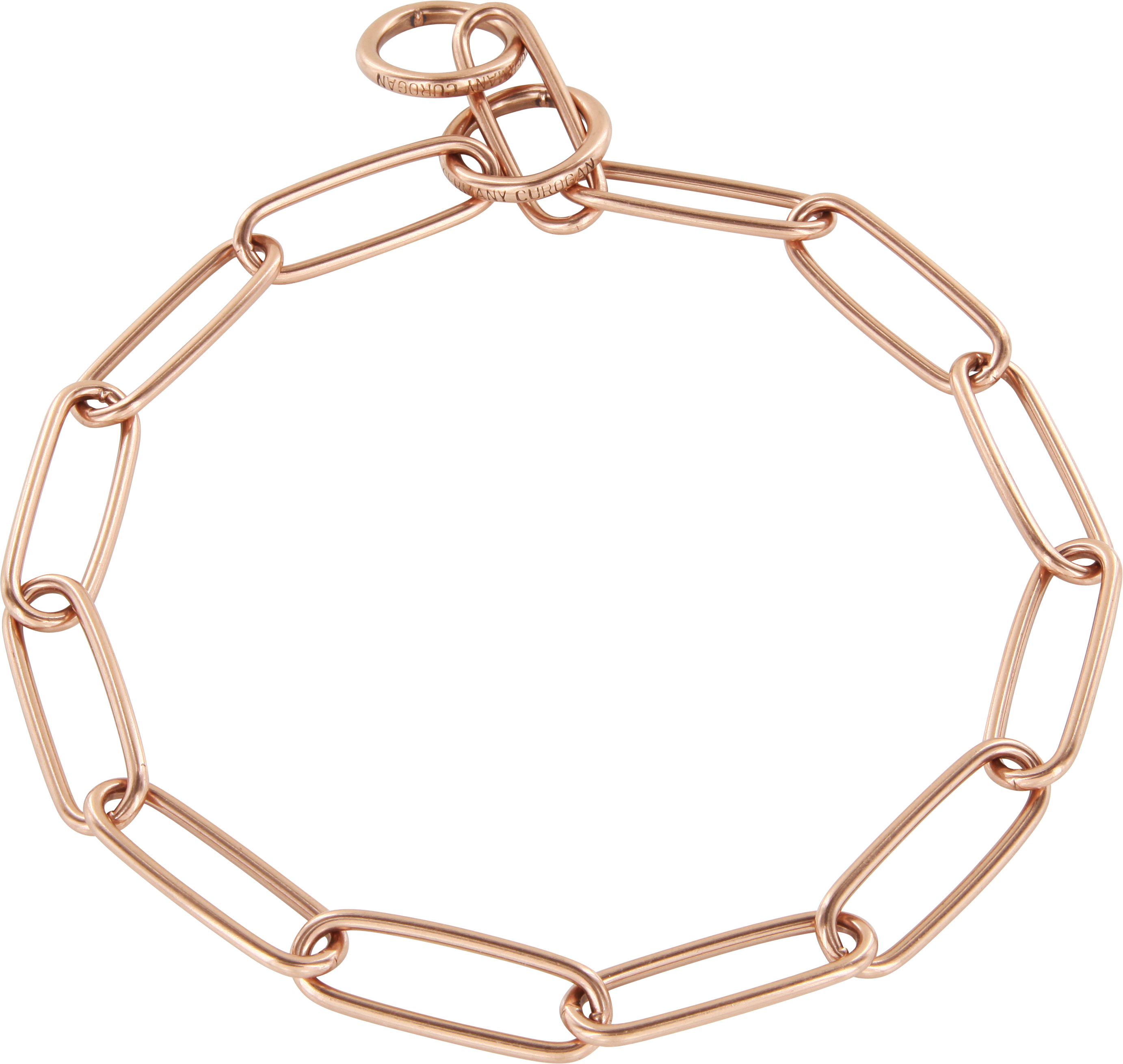 Collar, long links - CUROGAN, 3 mm