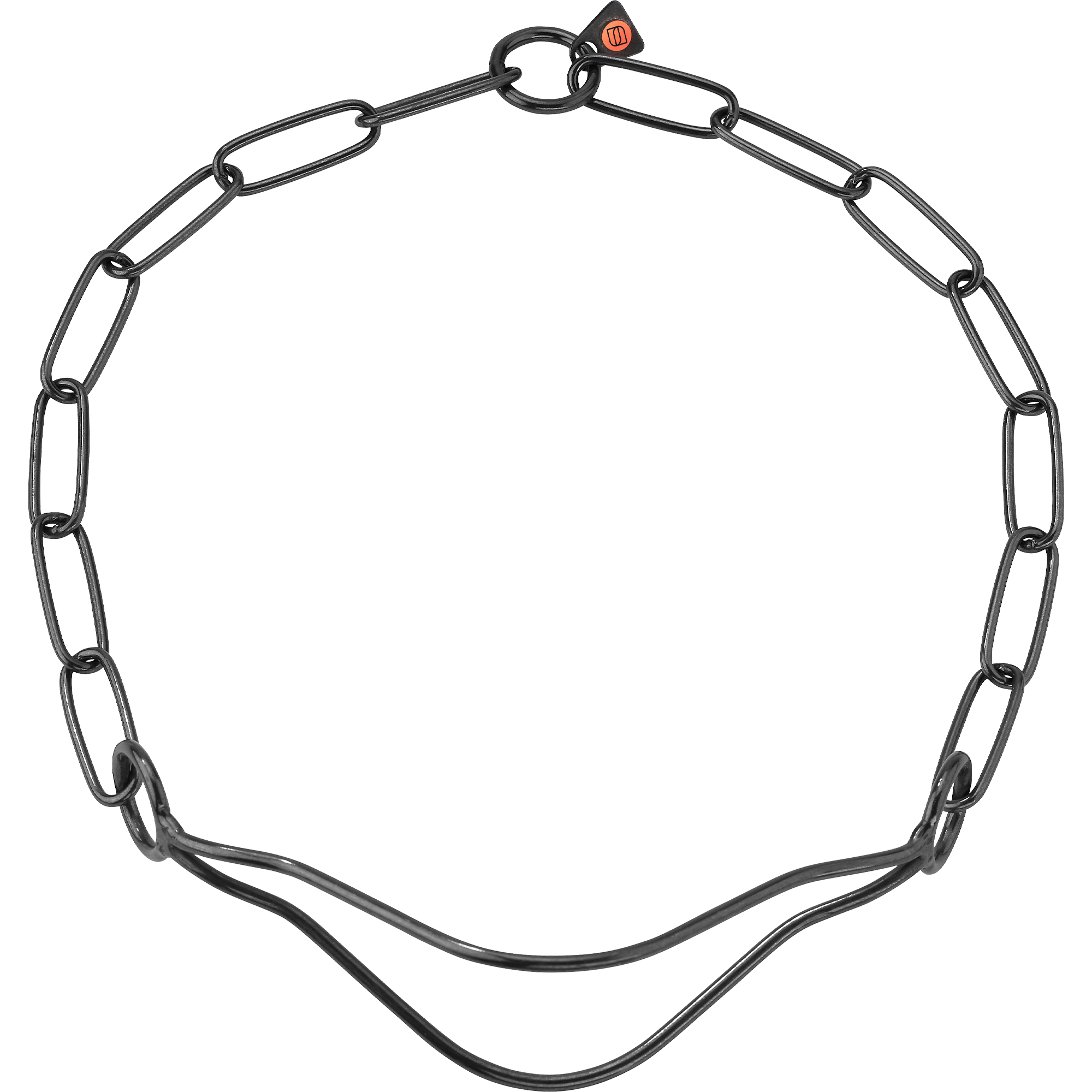 Collier de présentation - Standard - Acier inoxydable noir