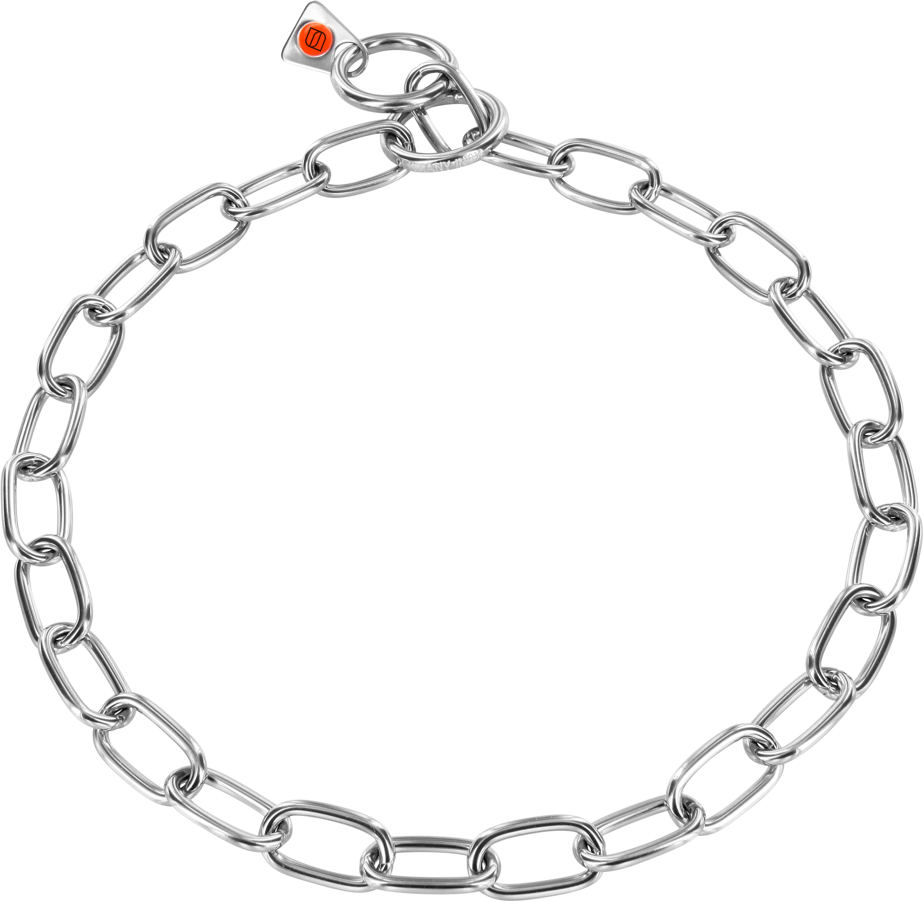 Collar, medium - Stainless steel, 3 mm