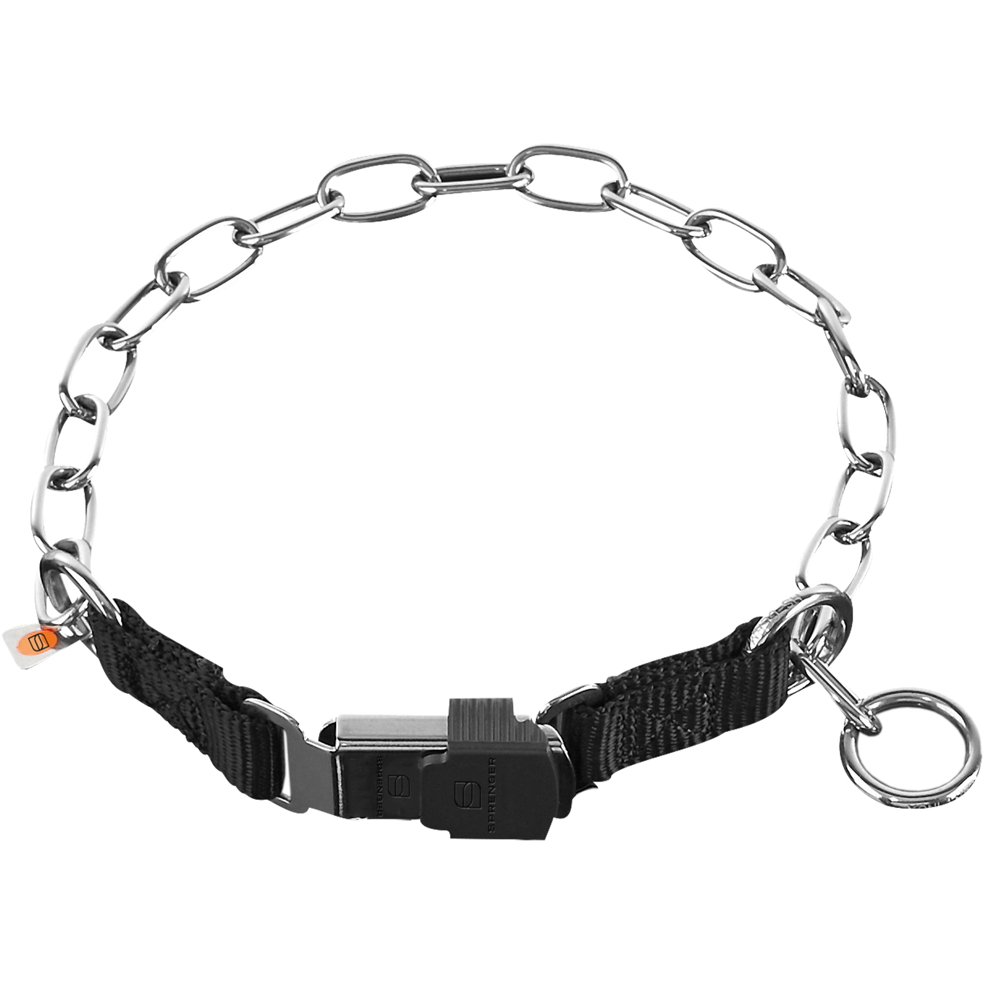 Collier avec ClicLock - Acier inoxydable, 3 mm