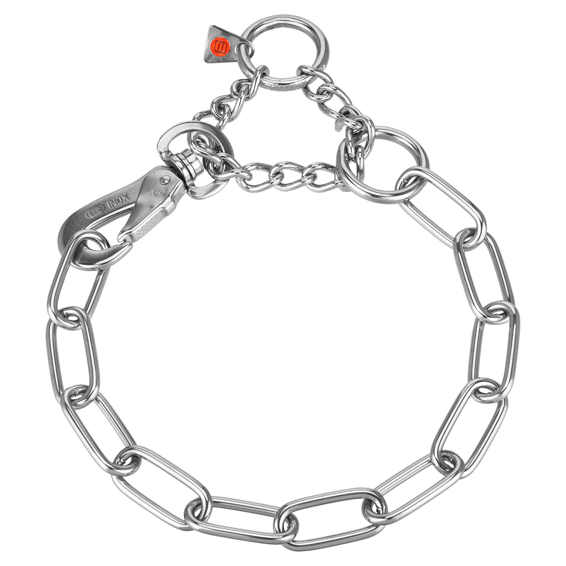Halskette, verstellbar mit SPRENGER Haken - Edelstahl Rostfrei