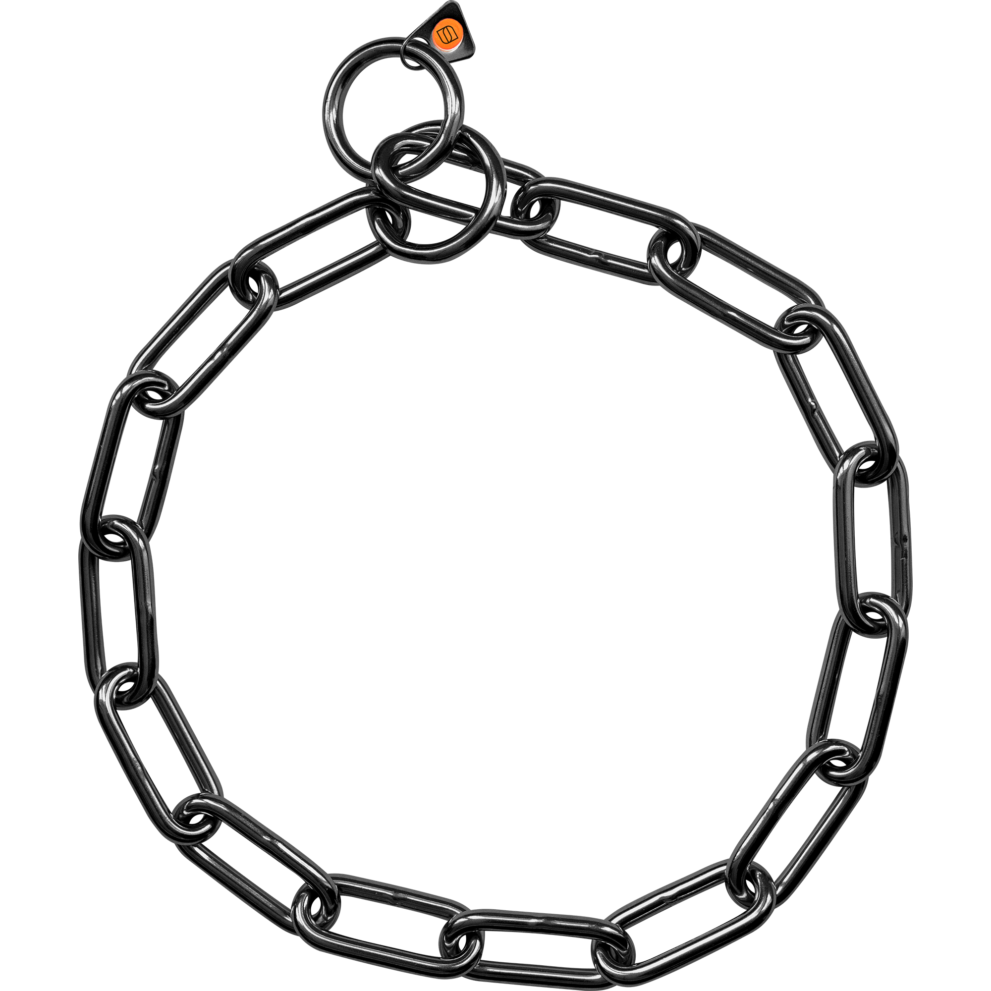 Collier, maillons longs - Acier inoxydable, 5 mm