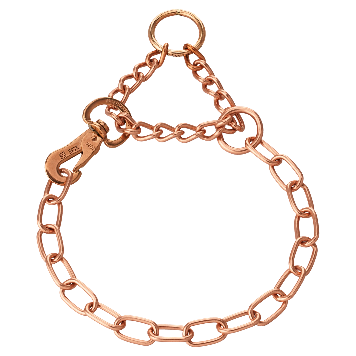 Halskette, medium, verstellbar - mit SPRENGER-Haken - CUROGAN, 3 mm