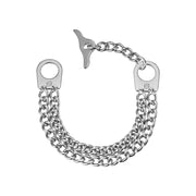 Damen Armband 2-reihig, Edelstahl