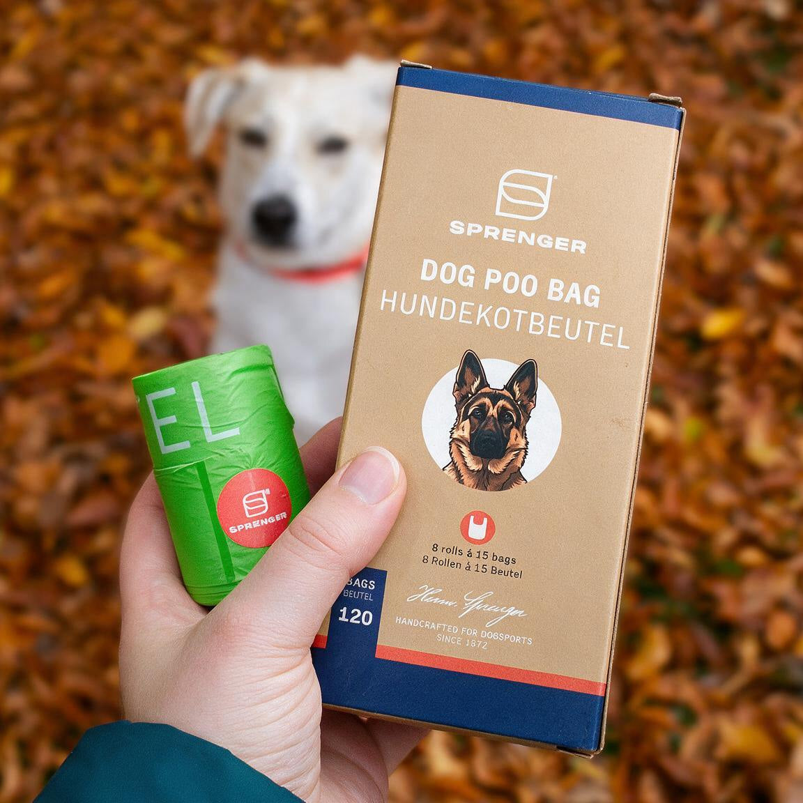 Hundekotbeutel Verpackung und Hundekotbeutel Rolle