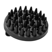 Striegel, oval aus Gummi, schwarz