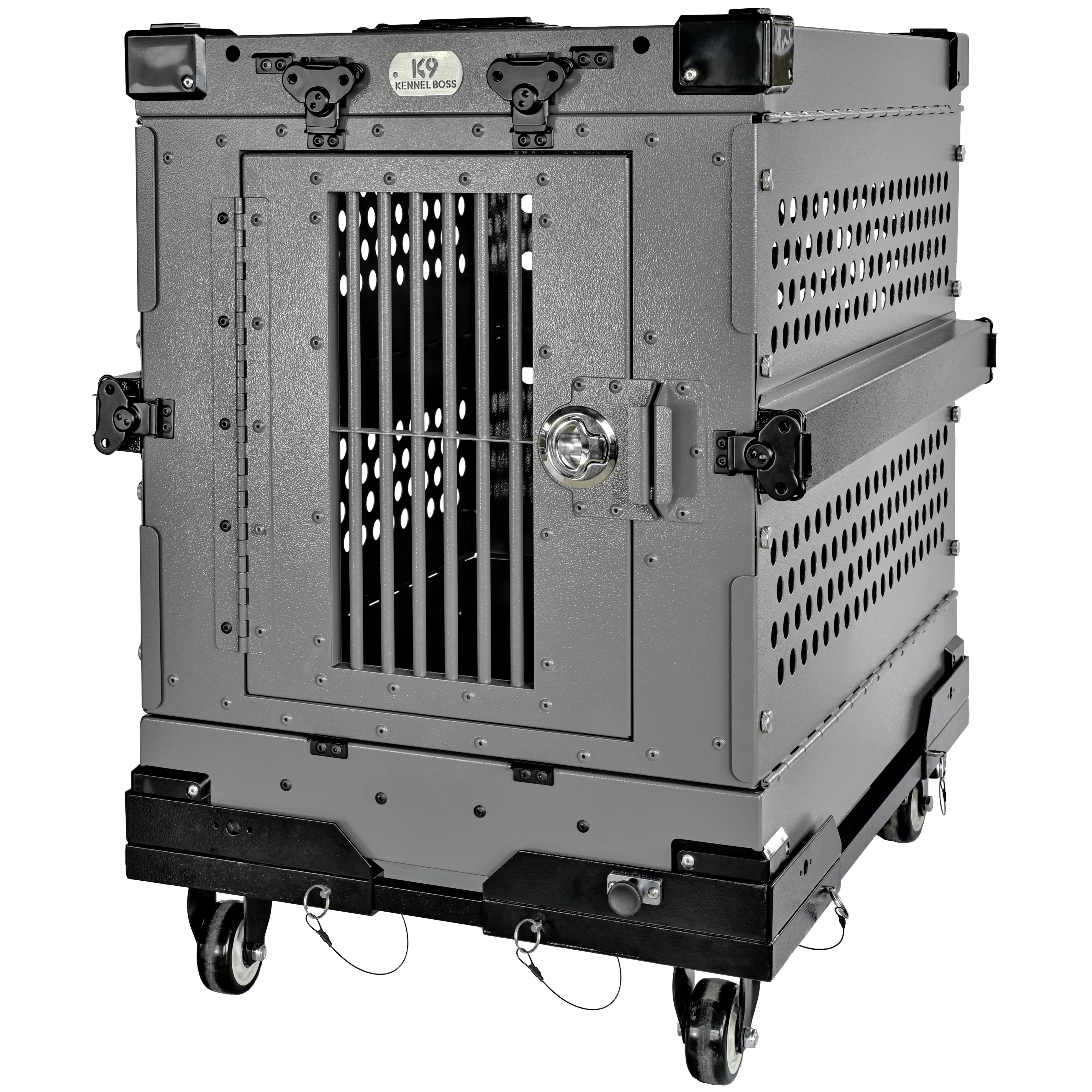 K9 Kennel Boss Rollwagen modular, schwarz