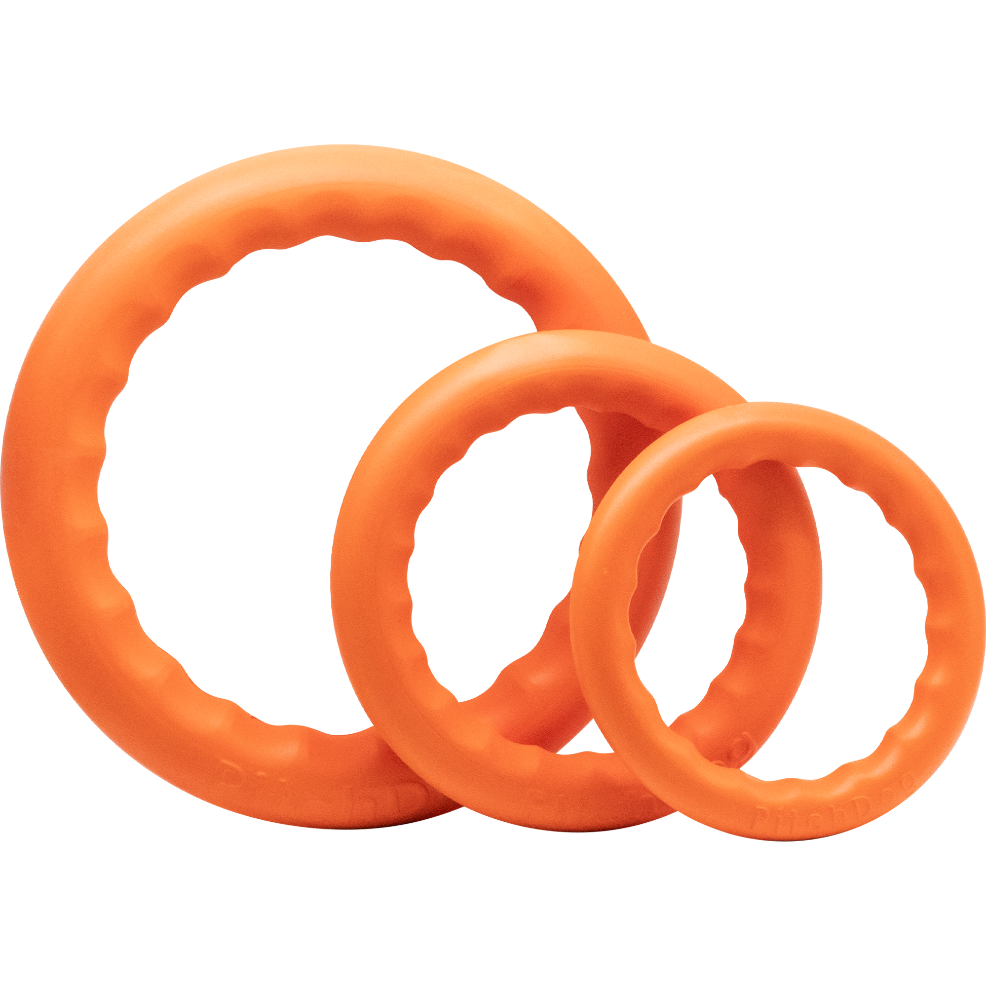 Wurfringe orange Hundespielzeug verschiedene Größen