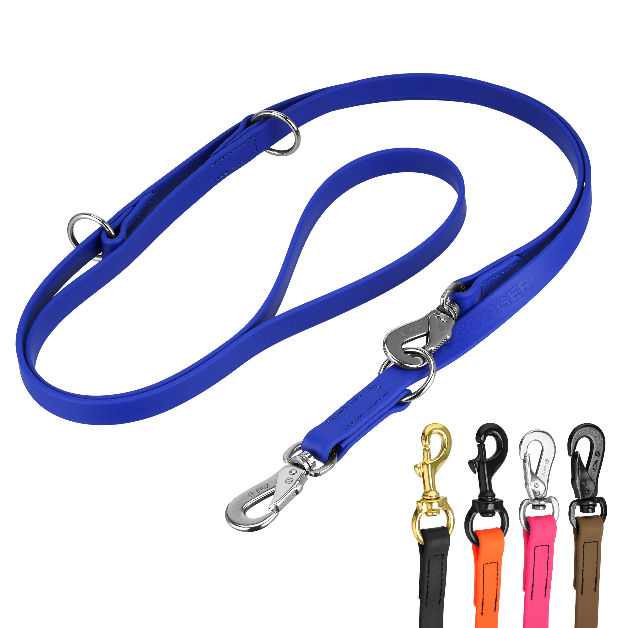 Biothane® Dog Leash 3 times adjustable, 2.3m