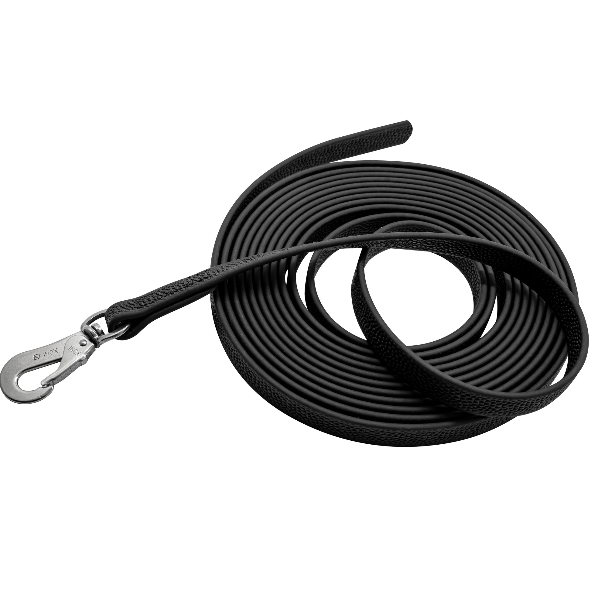 Footballgrip Biothane Schleppleine schwarz