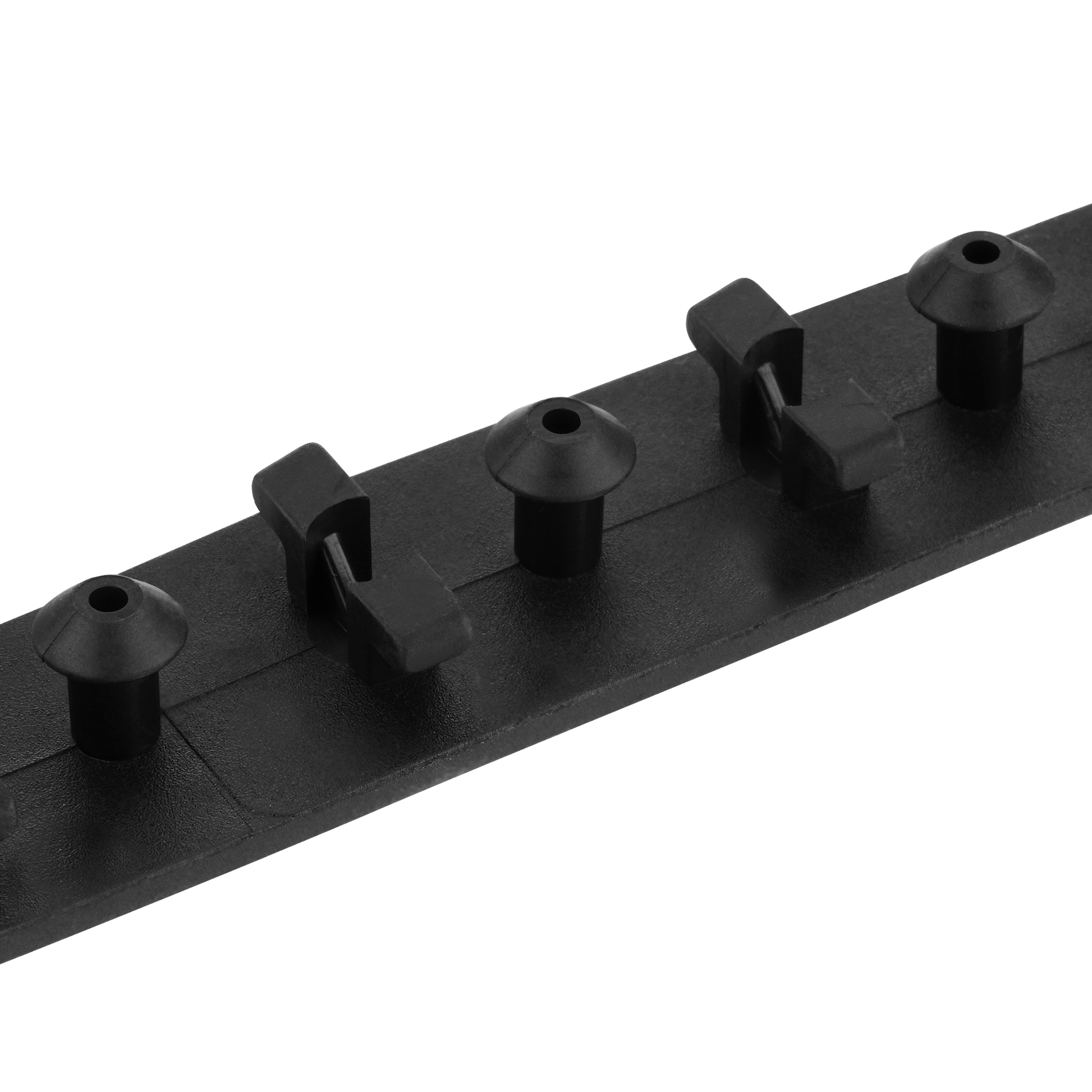 Detailsbild von Gummiabdeckung für Stachelhalsbänder in schwarz