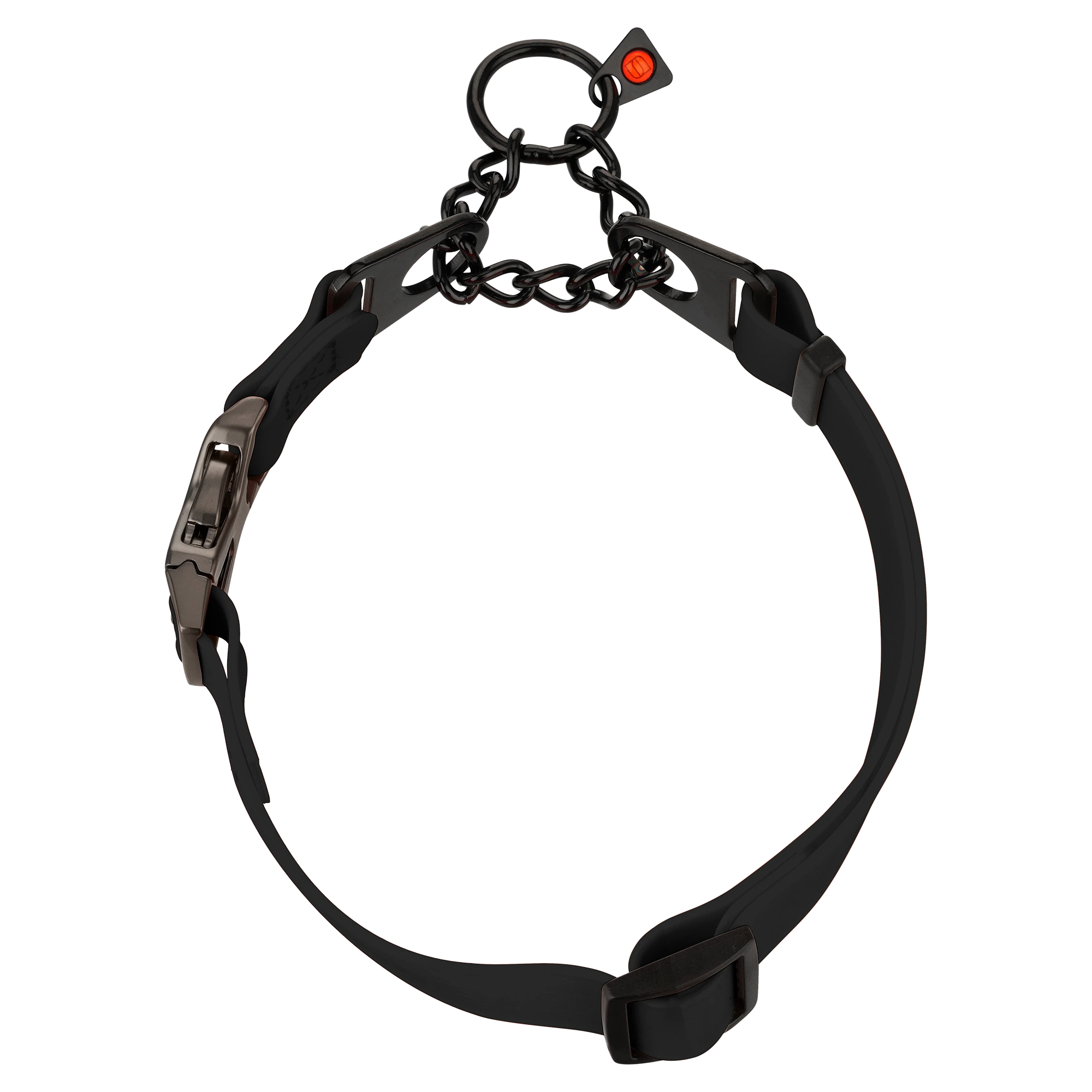 Adjustable Martingale Collar with Spider buckle - BioThane®