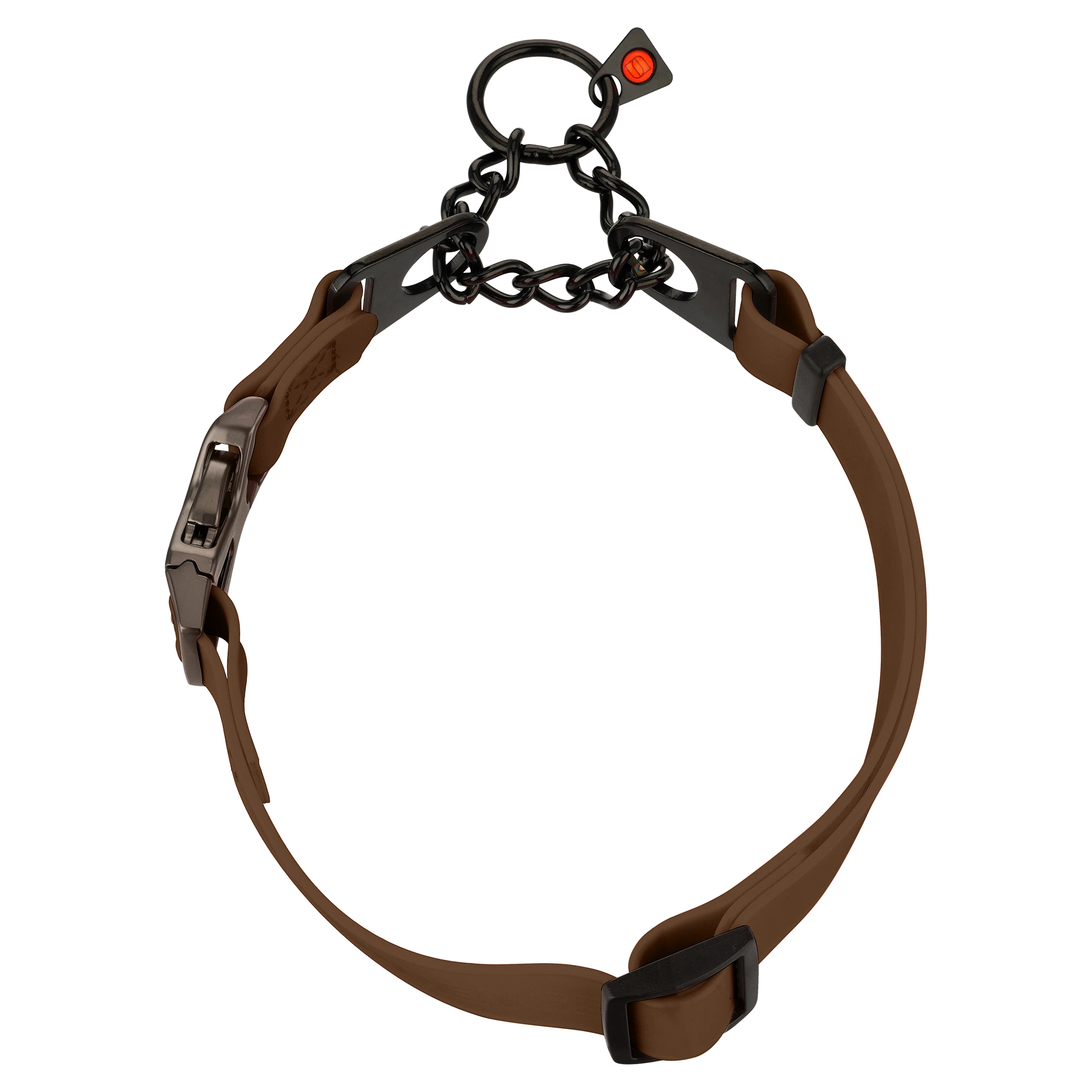 Adjustable Martingale Collar with Spider buckle - BioThane®