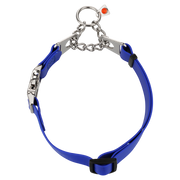 Verstellbares Halsband mit Durchzugskette und Spyder-Verschluss - BioThane®