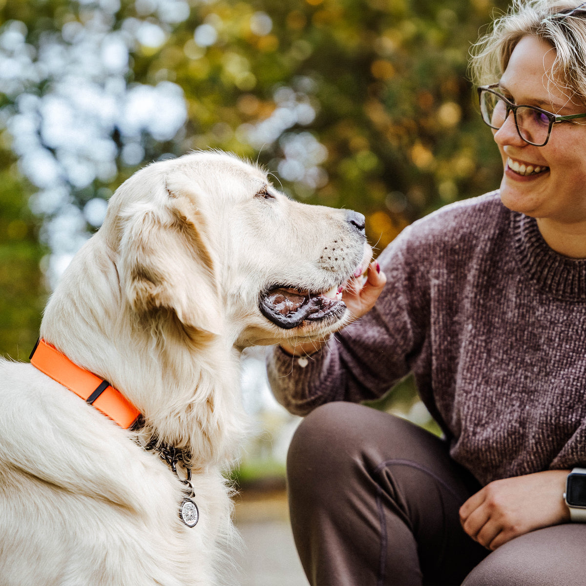Adjustable Martingale Collar with Spider buckle - BioThane®