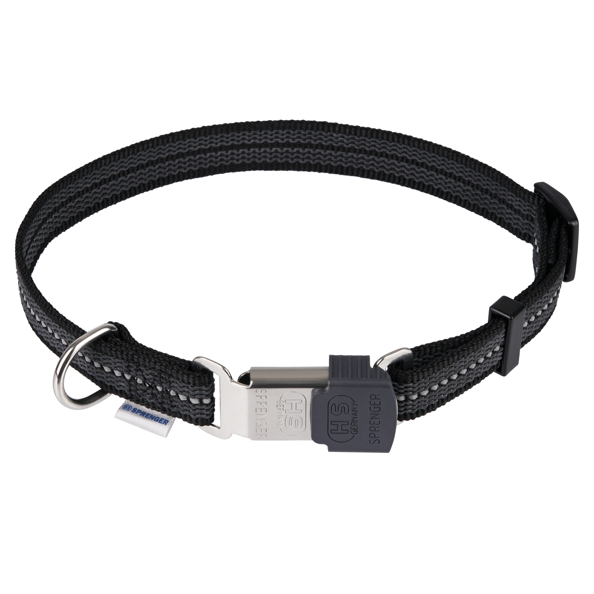 schwarzes Hundehalband