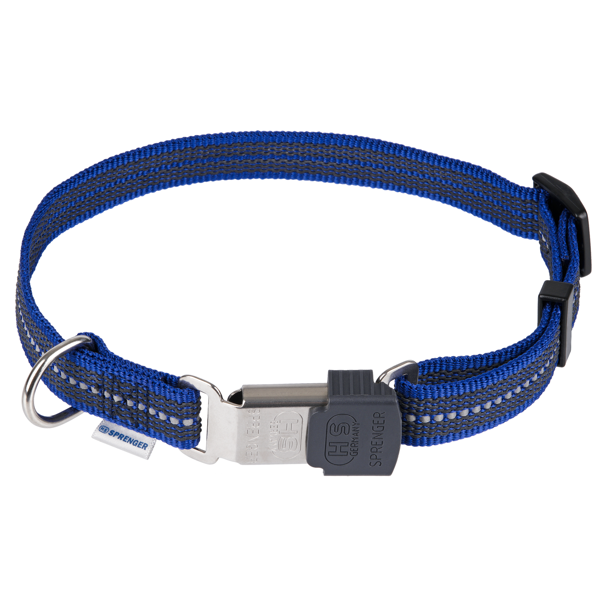 blaues Hundehalsband