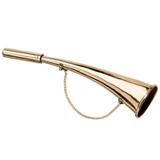 Signalhorn Messing poliert