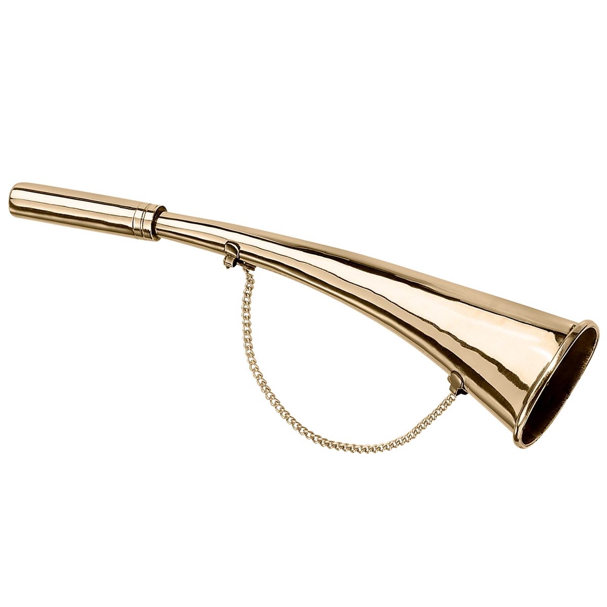 Signalhorn Messing poliert